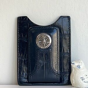 Brighton Men’s Golf Croco Leather Money Clip